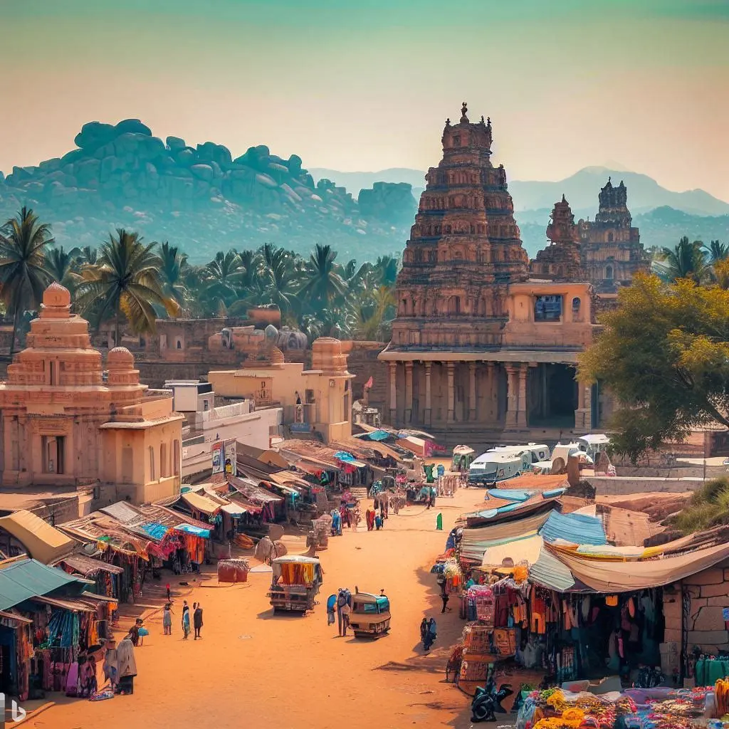 Hampi Bazaar Karnatak