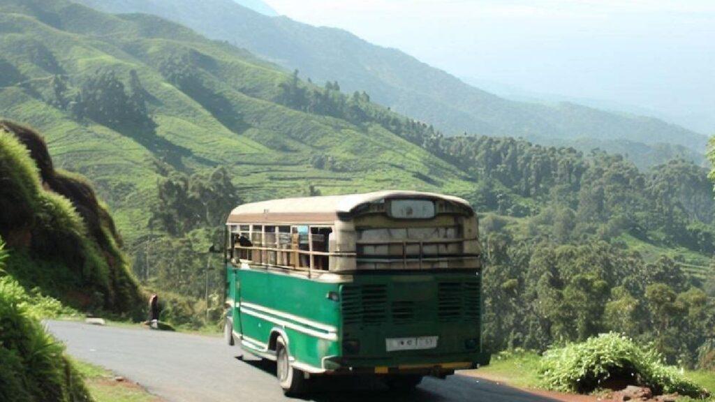 Travel from Munnar to Kanyakumari by Bus