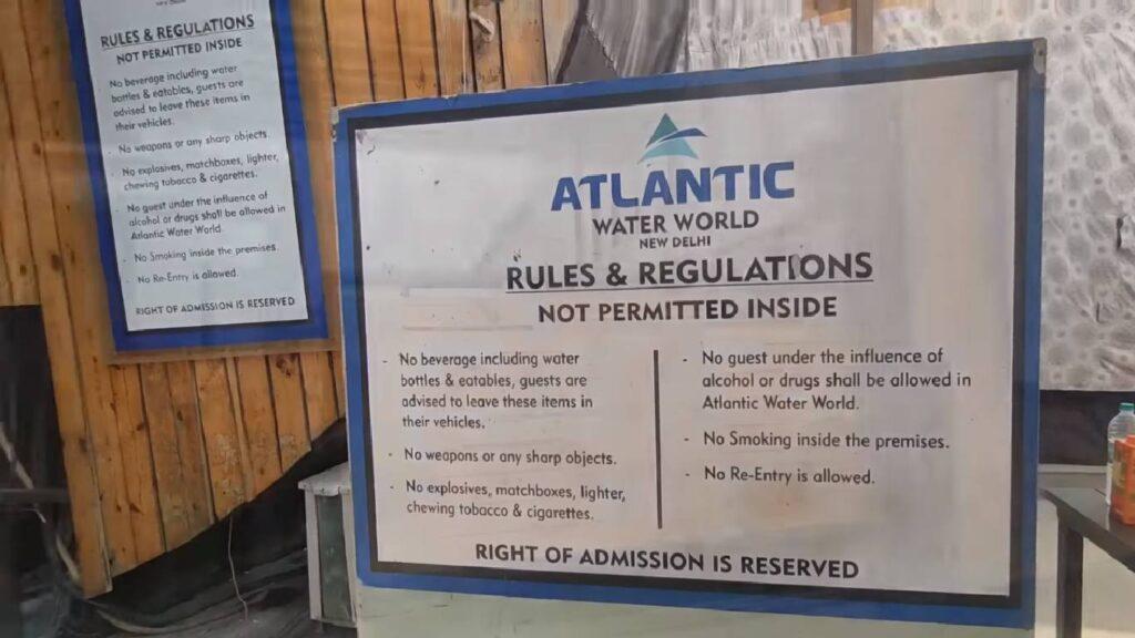 Atlantic Water World Roul & Regulation