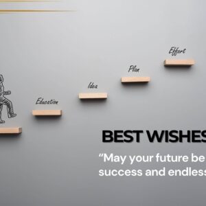 Cherished Best Wishes for future success