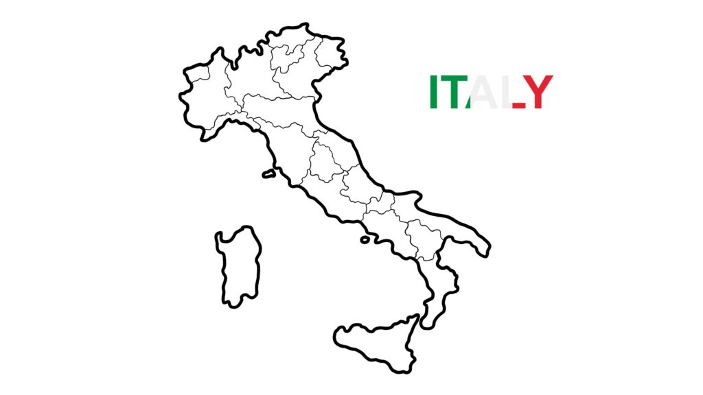 MAP ITALY