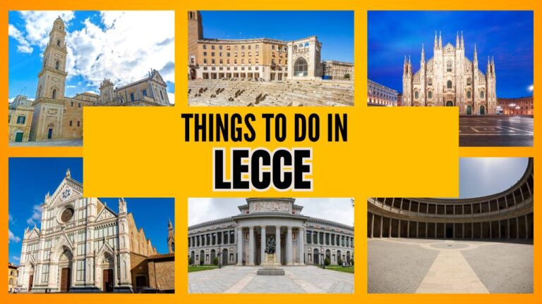 top attractions to visit in Lecce