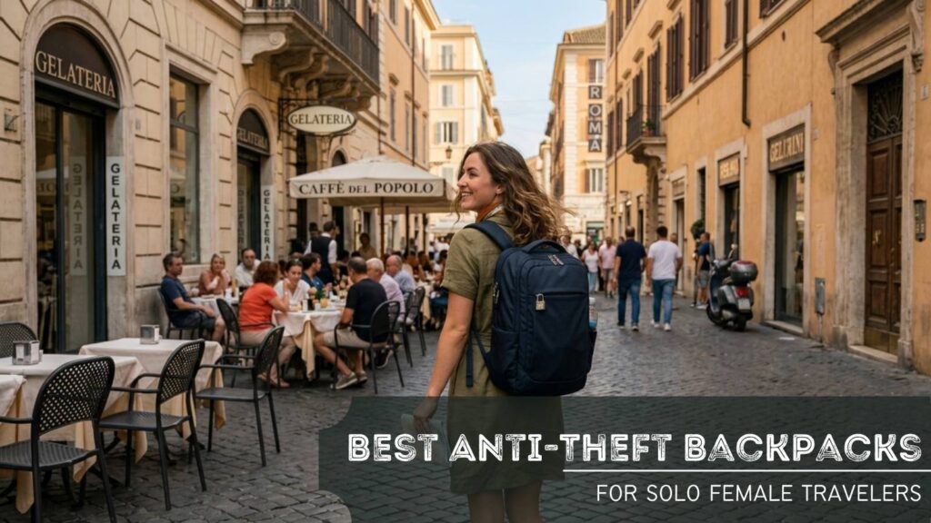 Best Anti-Theft Backpacks for female traveller